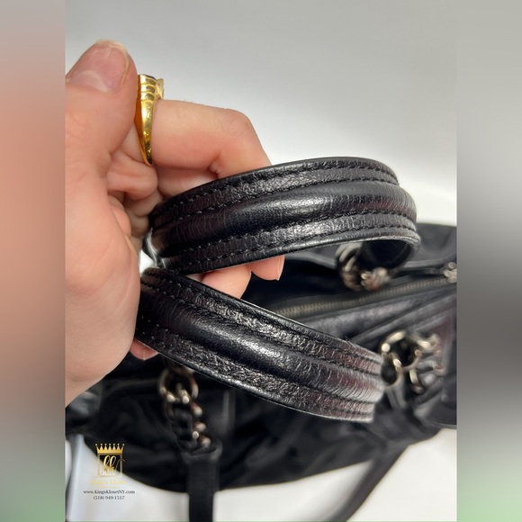 BURBERRY TORBITT GUNMETAL CROSSBODY CHAIN BAG - Picture 6 of 13